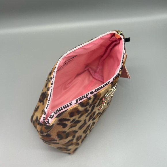 Juicy couture leopard print cosmetics bag - Picture 8 of 9